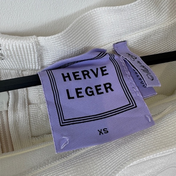 Herve Leger XS Carmen Off The Shoulder Bandage Dress - Picture 9 of 9